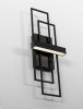 Nowoczesny kinkiet LED geometryczny prostokąty designerski klasyczny podświetlający ścianę ściemnialny LONVILA LE45476 Luces Exclusivas